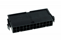 Phobya ATX Power Connector 24Pin female incl. 24 Pins - black